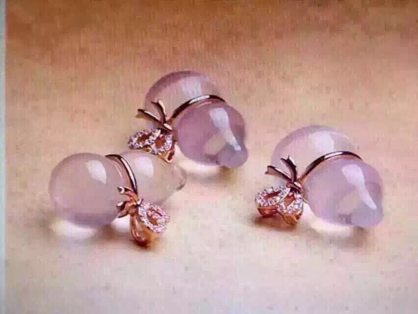 Ice powder crystal gourd pendant - Dazora Jewels - Dazora Jewels