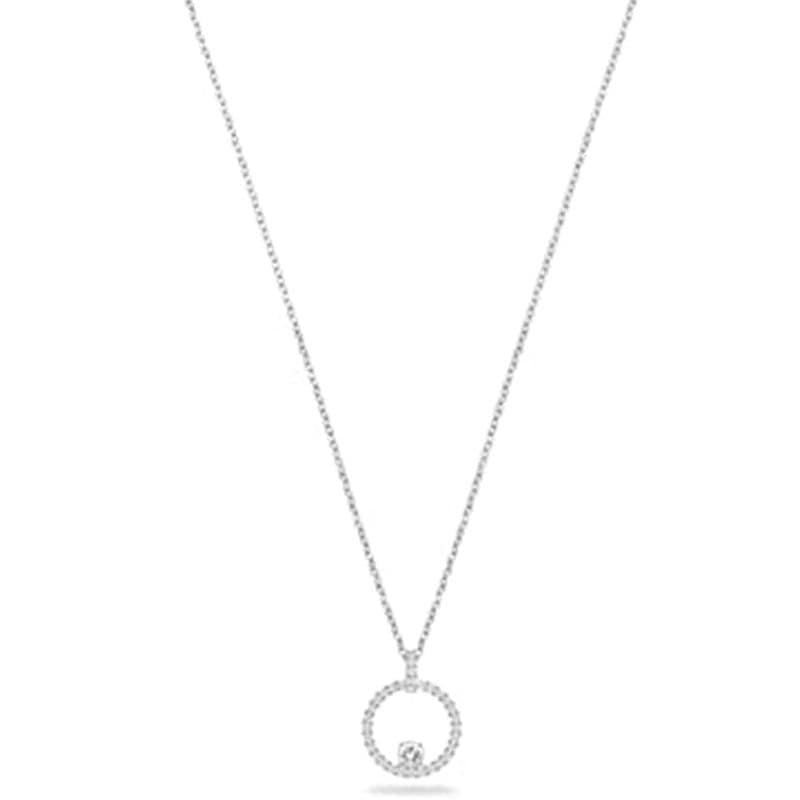 Simple Openwork Circle Set Light Luxury High-grade Socialite Cold Style Female Earrings Necklace - Dazora Jewels - Dazora Jewels