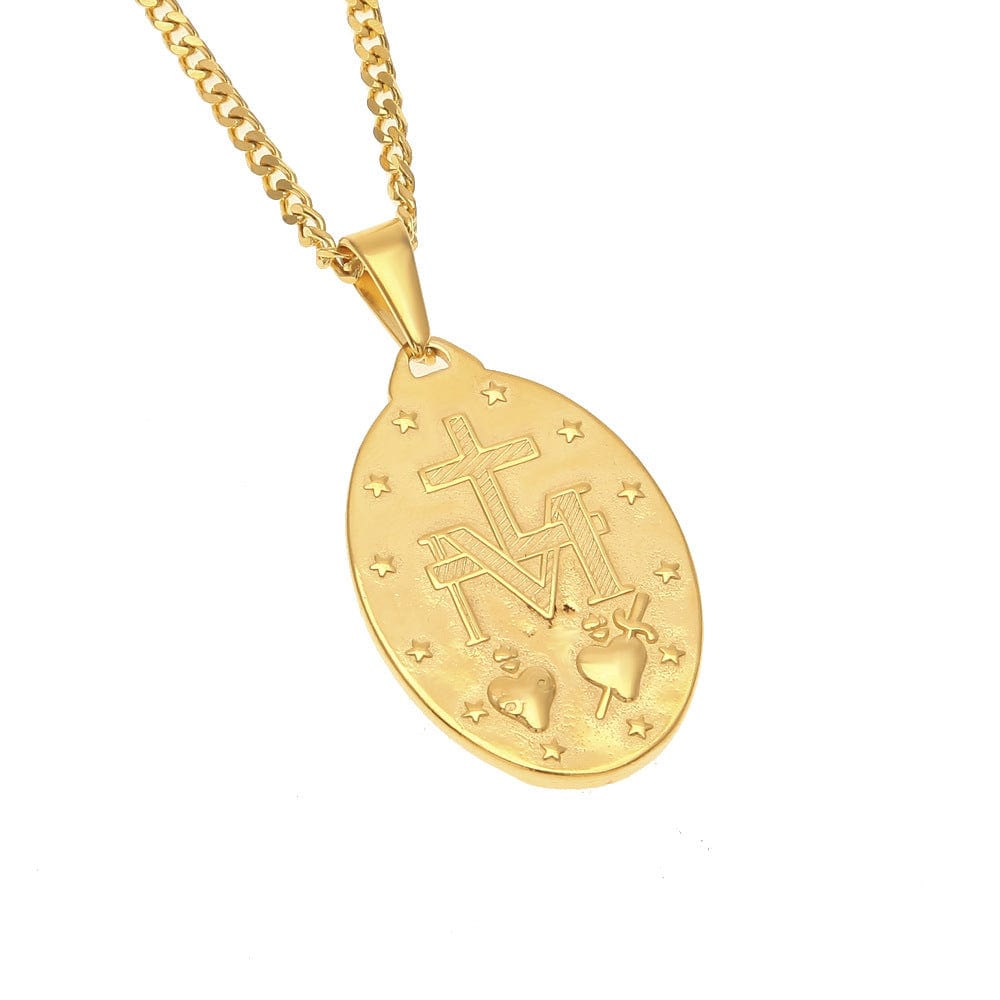 Cross Virgin Magic Pendant Pendant - Dazora Jewels - Dazora Jewels