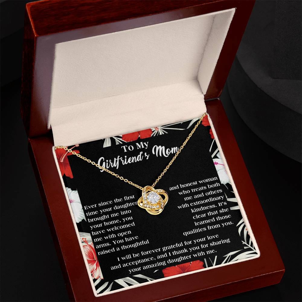 To My Girlfriend's Mom - Forever Grateful Necklace