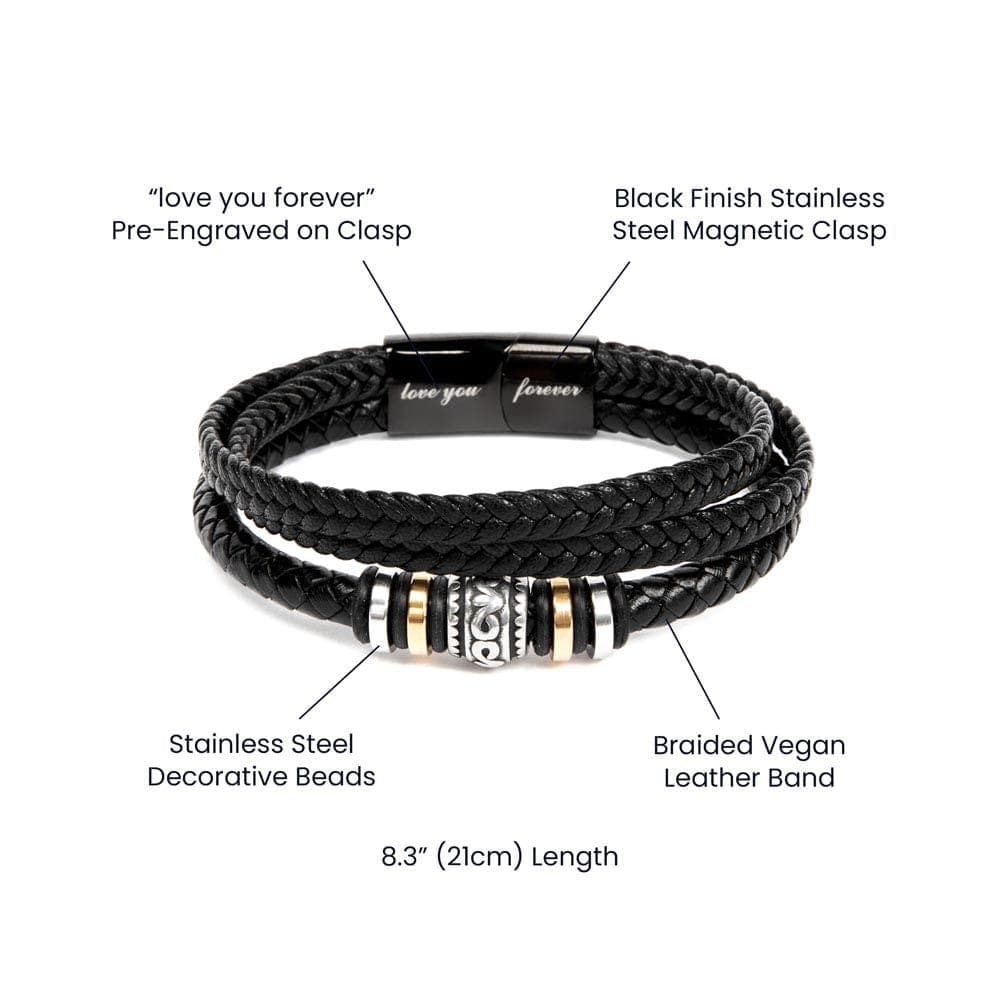 Happy Father's Day Bracelet - Dazora Jewels - Dazora Jewels