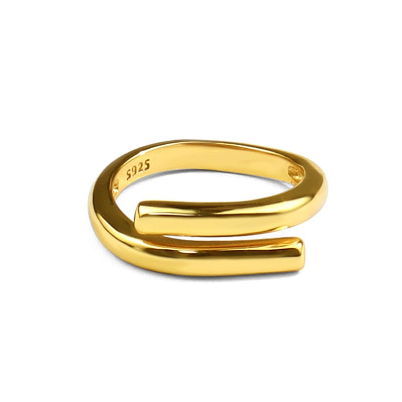 Elegant Line Metal Texture Ring Simple Jewelry - Dazora Jewels  - Dazora Jewels 