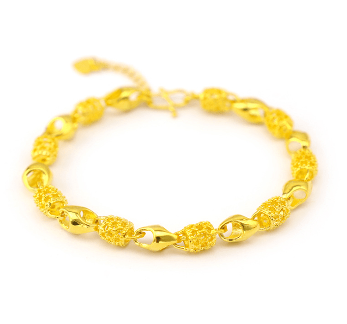 Gold-plated brass bracelet - Dazora Jewels  - Dazora Jewels 