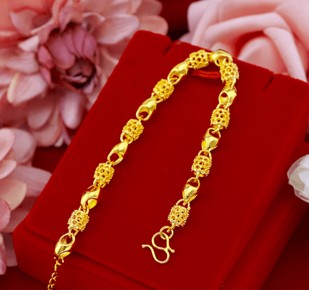 Gold-plated brass bracelet - Dazora Jewels  - Dazora Jewels 