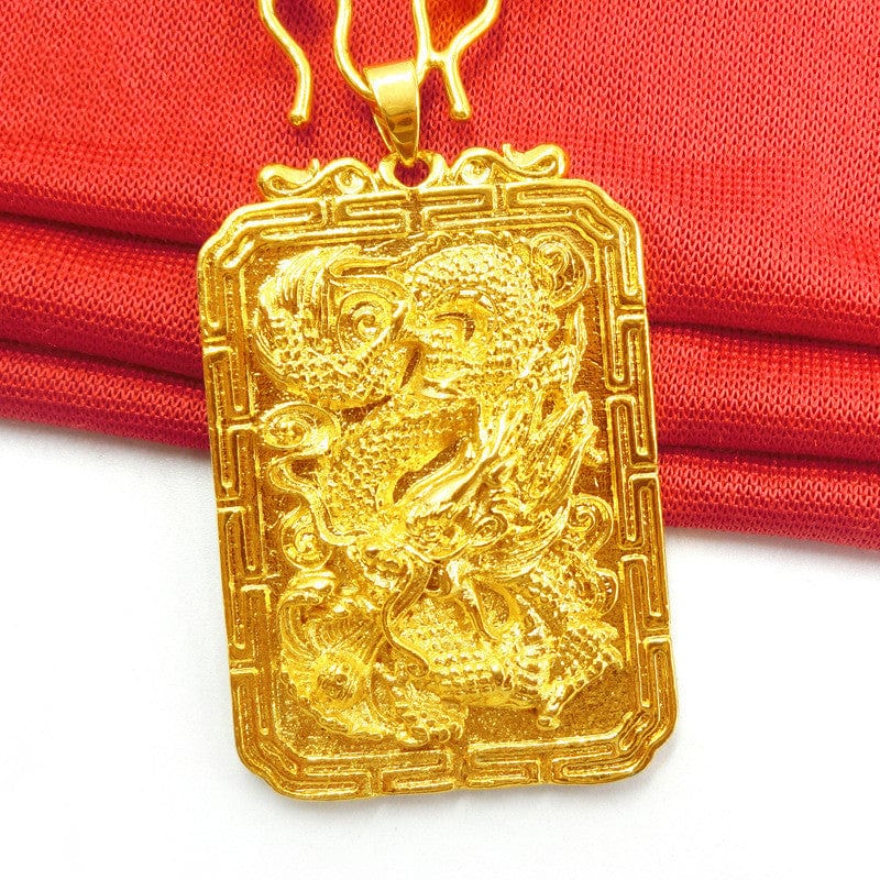 Solid 40g Dragon Pendant - Dazora Jewels  - Dazora Jewels 