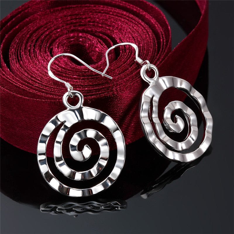 Round Earrings Threaded Earrings - Dazora Jewels  - Dazora Jewels 