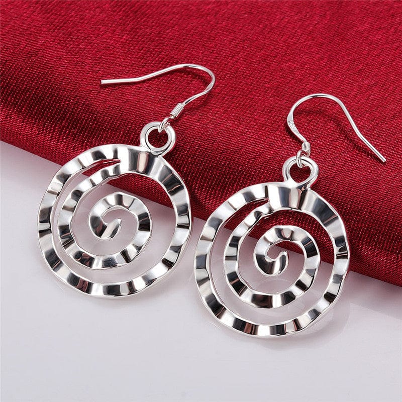 Round Earrings Threaded Earrings - Dazora Jewels  - Dazora Jewels 