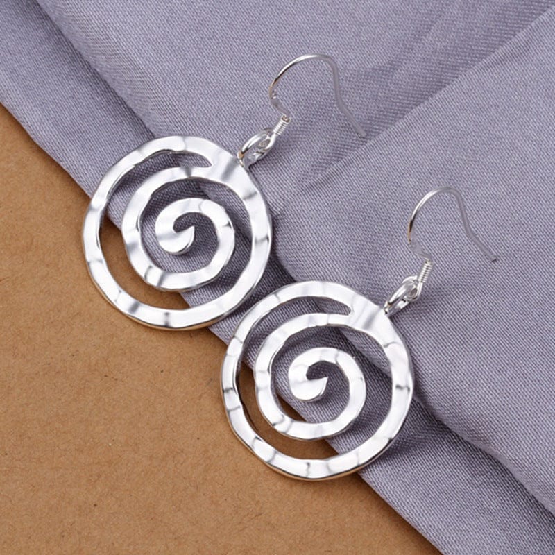 Round Earrings Threaded Earrings - Dazora Jewels  - Dazora Jewels 