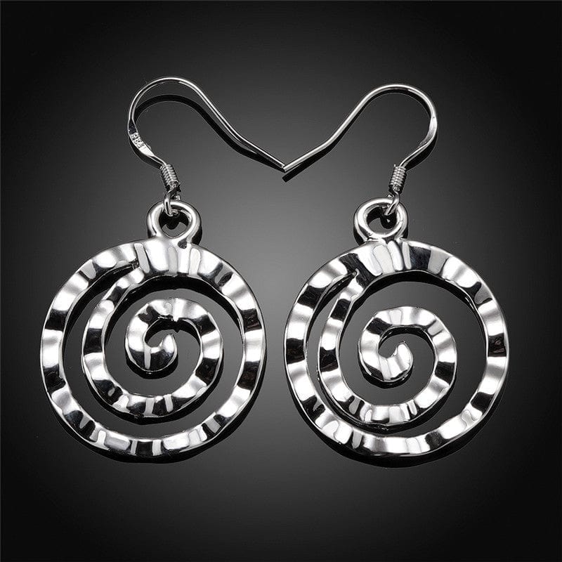 Round Earrings Threaded Earrings - Dazora Jewels  - Dazora Jewels 