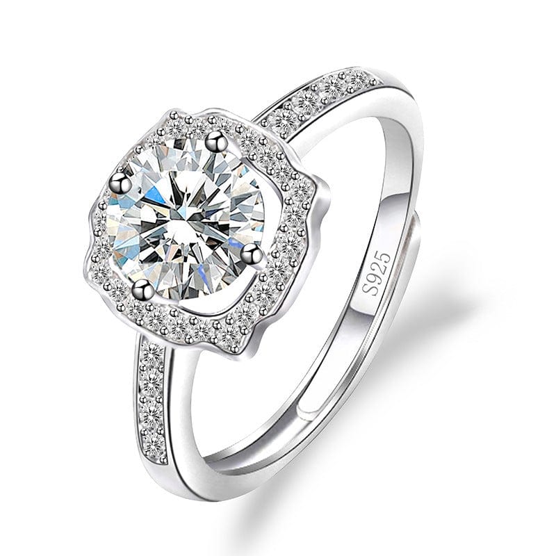 Female Ring Imitation Moissan Diamond Ring Female - Dazora Jewels  - Dazora Jewels 