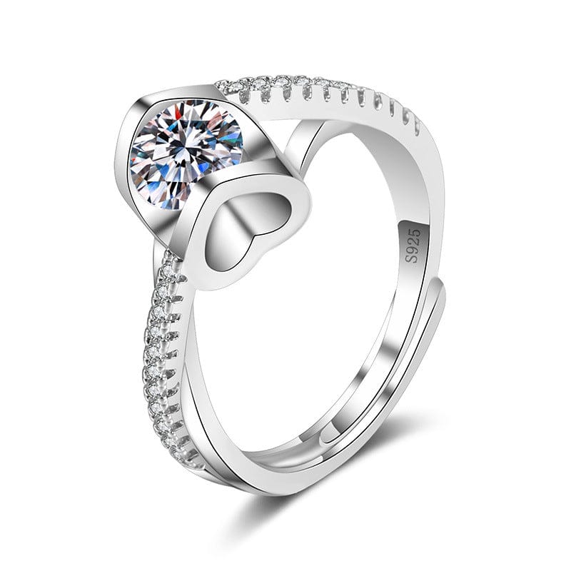 Female Ring Imitation Moissan Diamond Ring Female - Dazora Jewels  - Dazora Jewels 