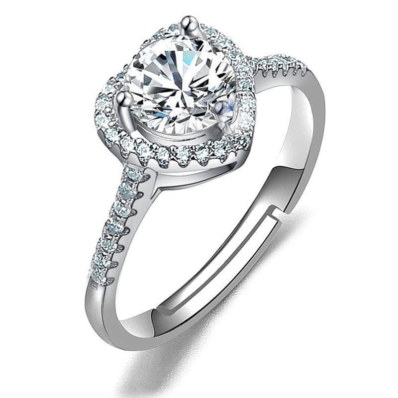 Female Ring Imitation Moissan Diamond Ring Female - Dazora Jewels  - Dazora Jewels 