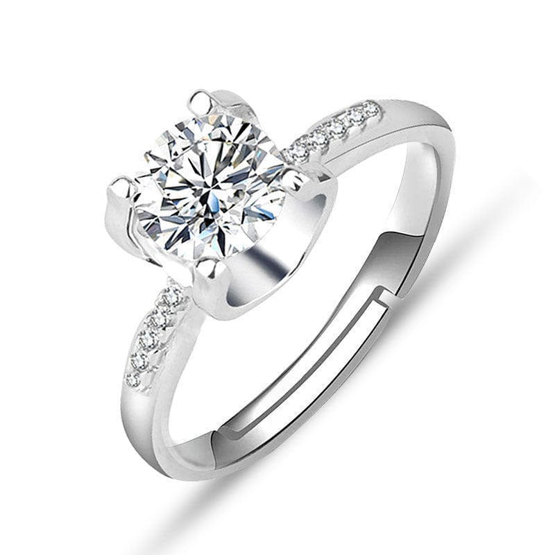 Female Ring Imitation Moissan Diamond Ring Female - Dazora Jewels  - Dazora Jewels 