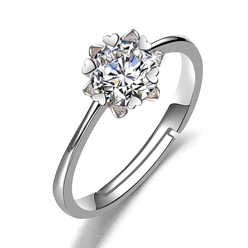 Female Ring Imitation Moissan Diamond Ring Female - Dazora Jewels  - Dazora Jewels 