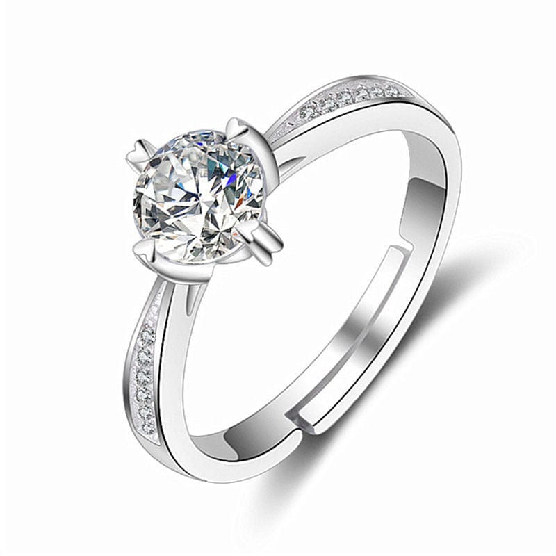 Female Ring Imitation Moissan Diamond Ring Female - Dazora Jewels  - Dazora Jewels 