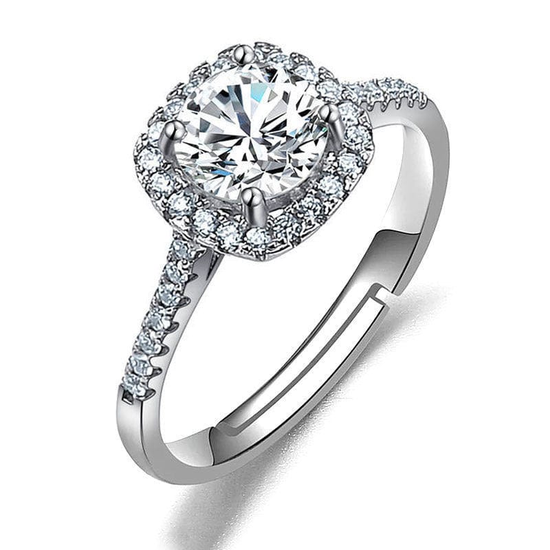 Female Ring Imitation Moissan Diamond Ring Female - Dazora Jewels  - Dazora Jewels 