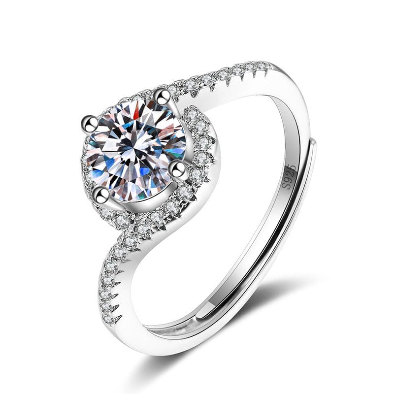 Female Ring Imitation Moissan Diamond Ring Female - Dazora Jewels  - Dazora Jewels 