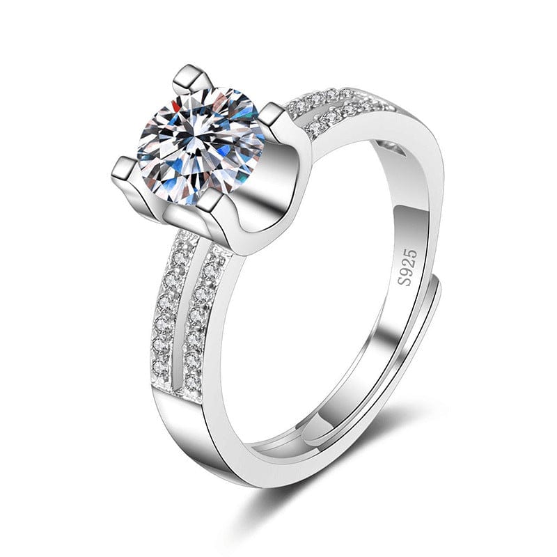 Female Ring Imitation Moissan Diamond Ring Female - Dazora Jewels  - Dazora Jewels 