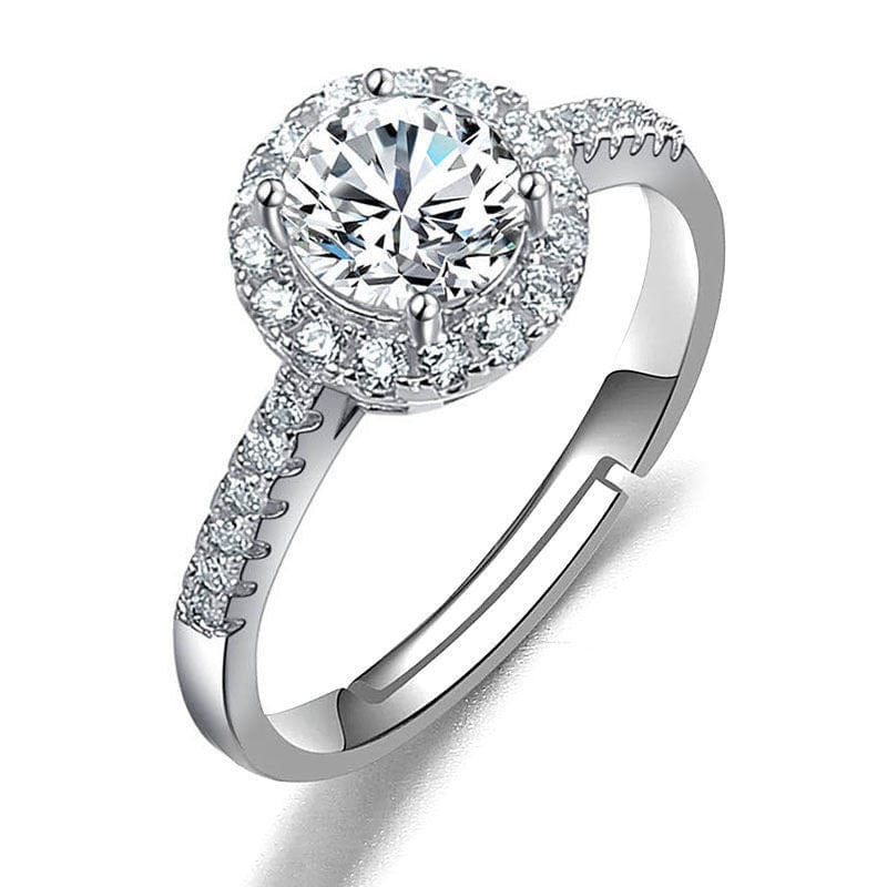 Female Ring Imitation Moissan Diamond Ring Female - Dazora Jewels  - Dazora Jewels 