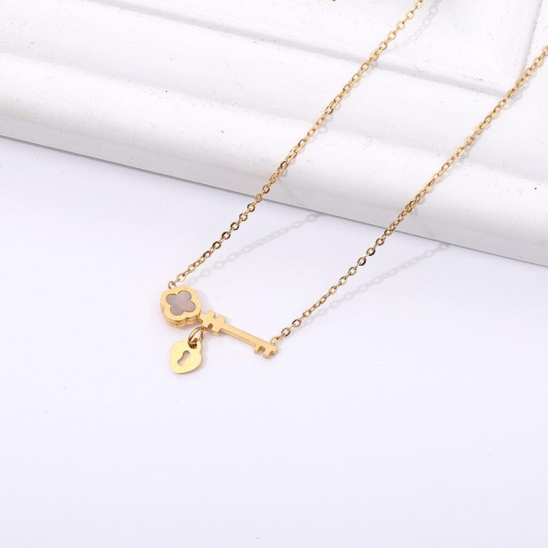 Clavicle Chain Necklace Pendant - Dazora Jewels  - Dazora Jewels 