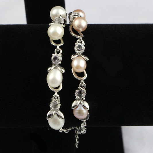 Pearl bracelet pearl jewelry bracelet - Dazora Jewels  - Dazora Jewels 