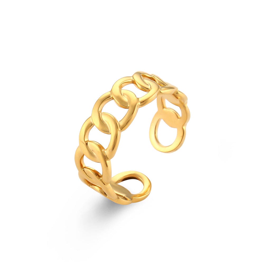 European And American Gold Ring Ornament - Dazora Jewels  - Dazora Jewels 