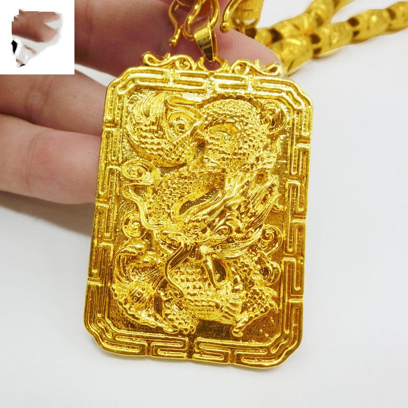 Solid 40g Dragon Pendant - Dazora Jewels  - Dazora Jewels 