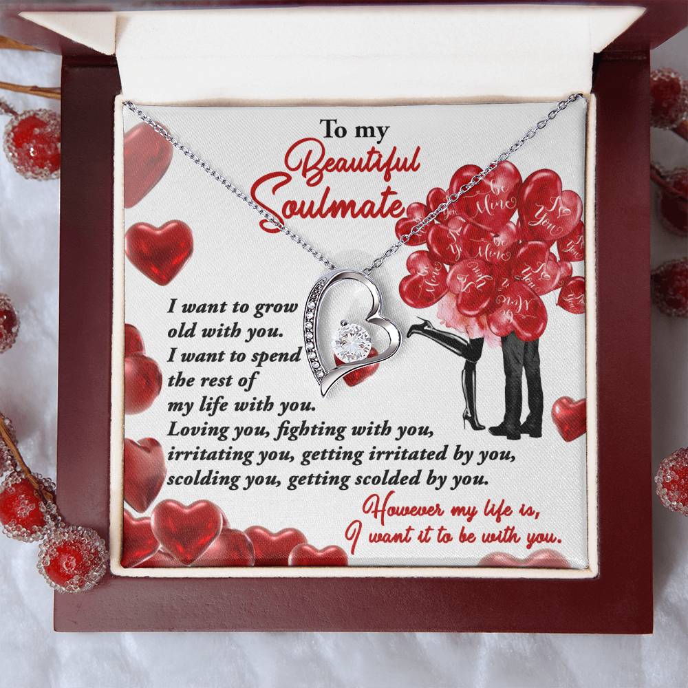 To My Beautiful Soulmate Necklace