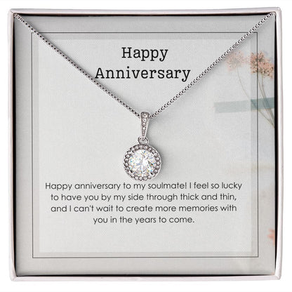 Anniversary Eternal Hope Necklace - Dazora Jewels  - Dazora Jewels 