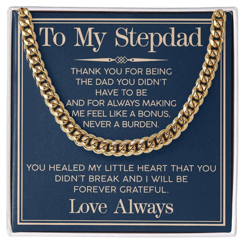 Stepdad Cuban Link Chain - Dazora Jewels  - Dazora Jewels 