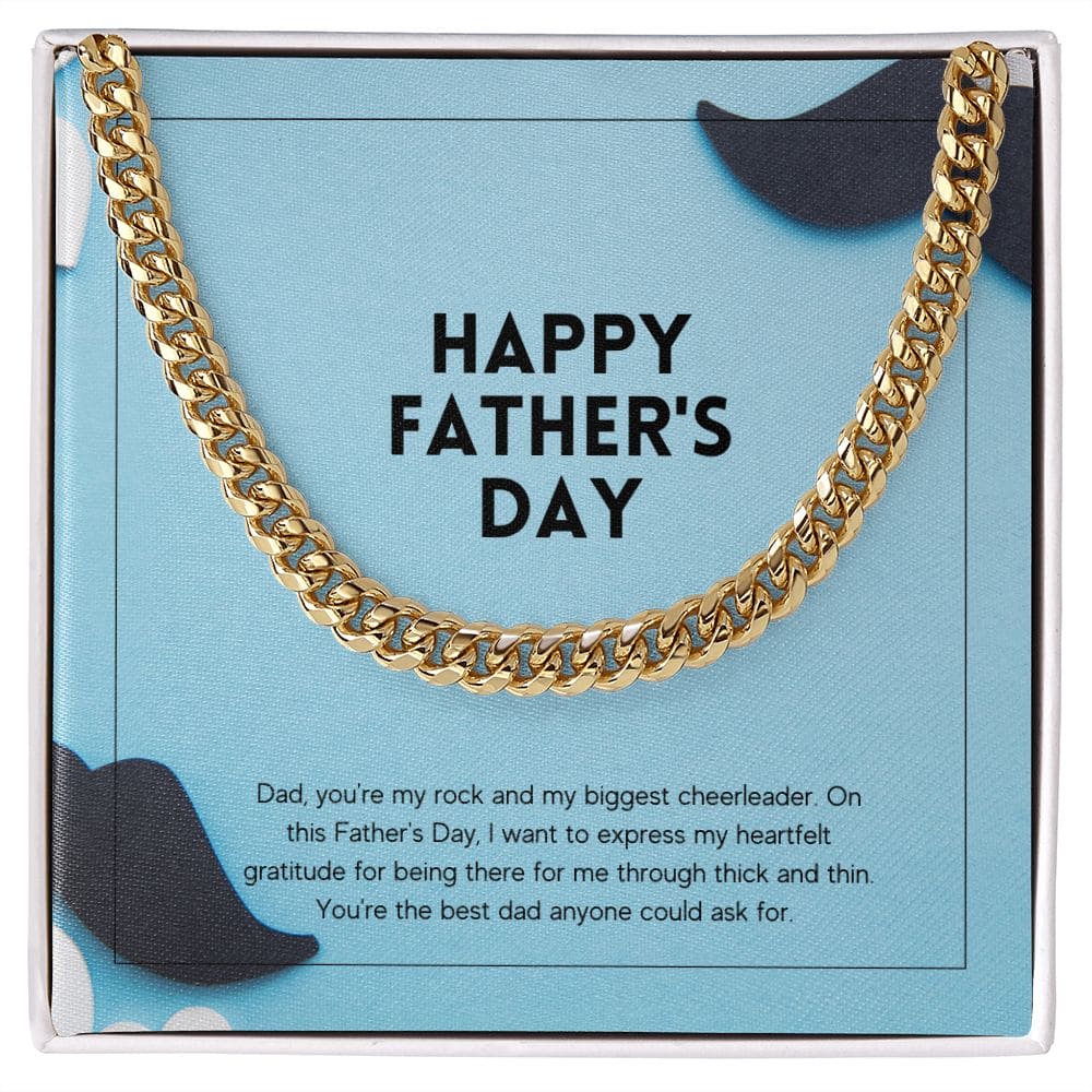 Father's Day Cuban Link Chain - Dazora Jewels  - Dazora Jewels 