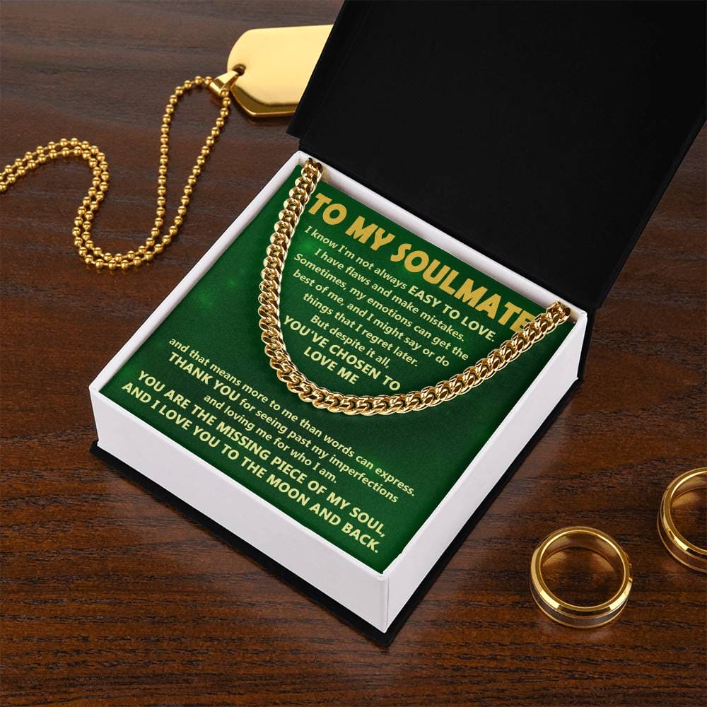 Soulmate - Chosen To Love Me Cuban Link Chain (Men)