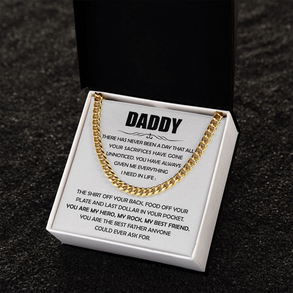 Daddy Cuban Link Chain - Dazora Jewels  - Dazora Jewels 