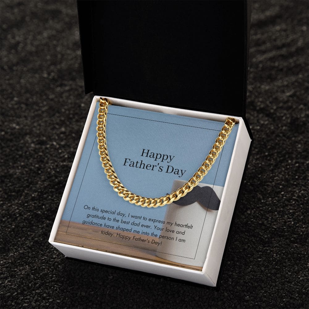 Father's Day Cuban Link Chain - Dazora Jewels  - Dazora Jewels 