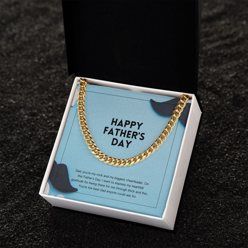 Father's Day Cuban Link Chain - Dazora Jewels  - Dazora Jewels 