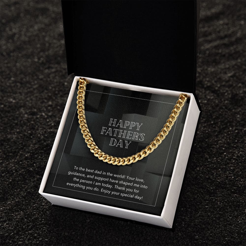 Father's Day Cuban Link Chain - Dazora Jewels  - Dazora Jewels 