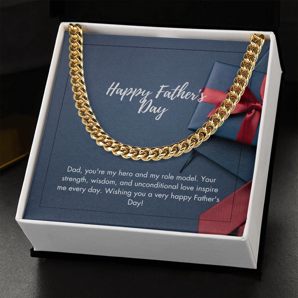 Father's Day Cuban Link Chain - Dazora Jewels  - Dazora Jewels 