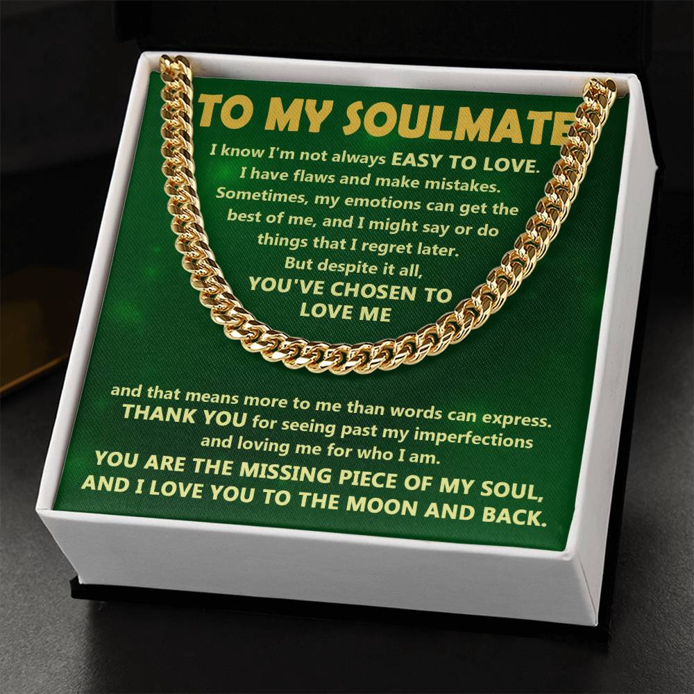 Soulmate - Chosen To Love Me Cuban Link Chain (Men)