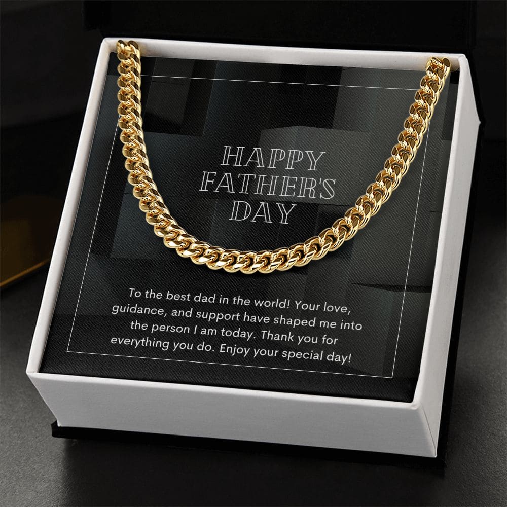 Father's Day Cuban Link Chain - Dazora Jewels  - Dazora Jewels 