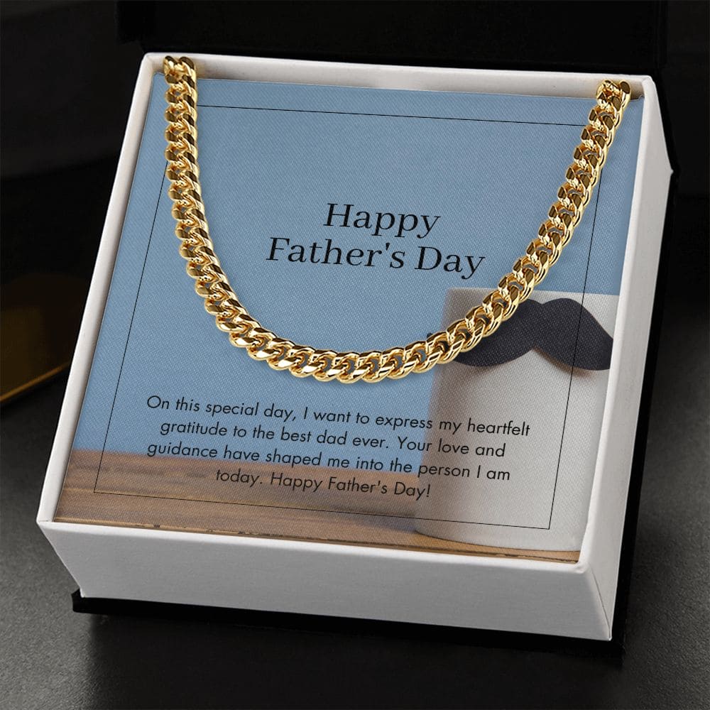 Father's Day Cuban Link Chain - Dazora Jewels  - Dazora Jewels 