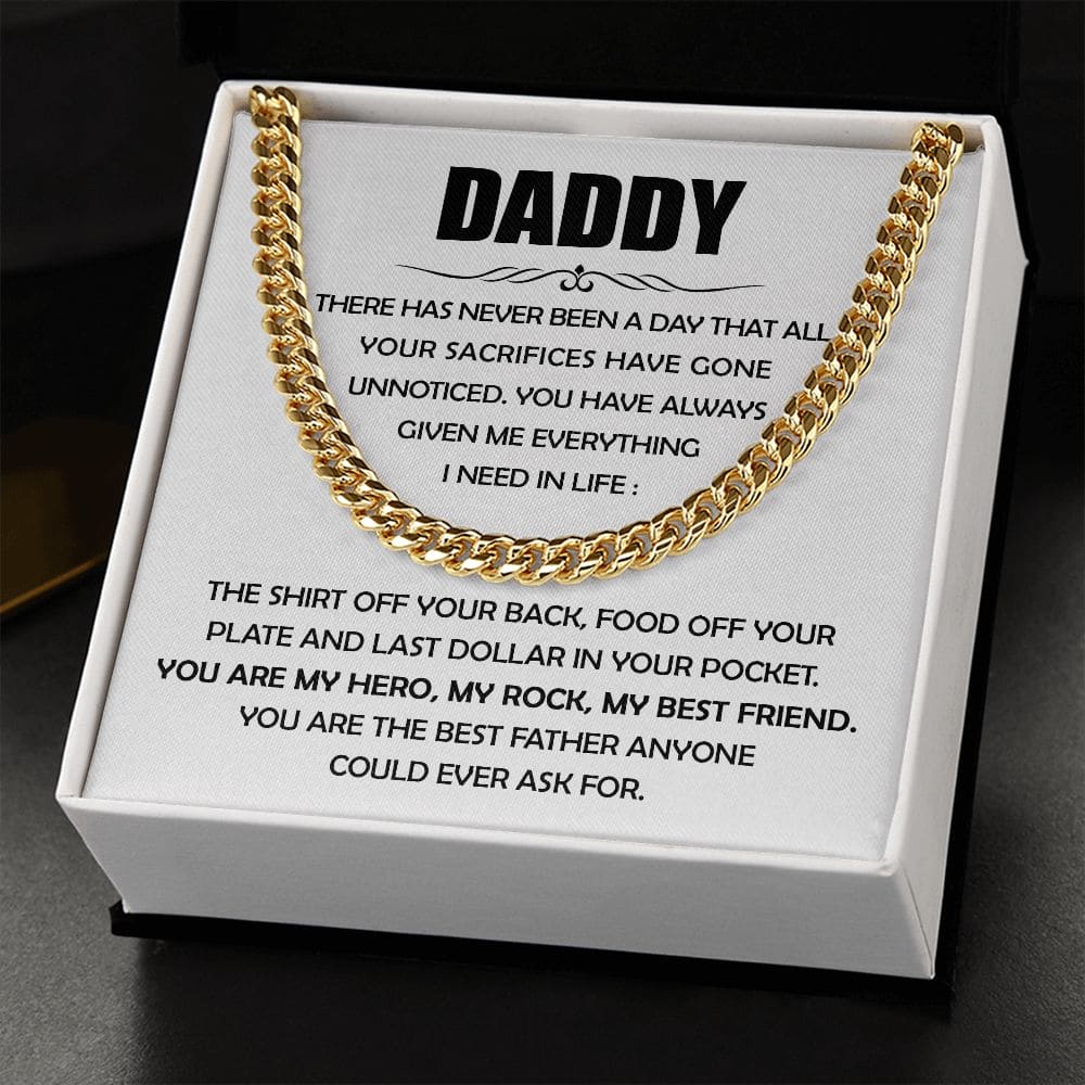 Daddy Cuban Link Chain - Dazora Jewels  - Dazora Jewels 