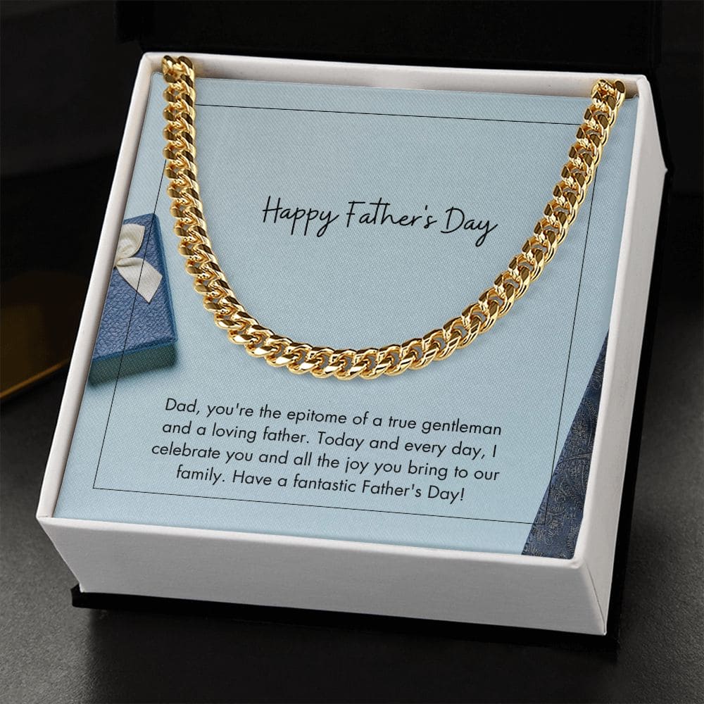 Father's Day Cuban Link Chain - Dazora Jewels  - Dazora Jewels 