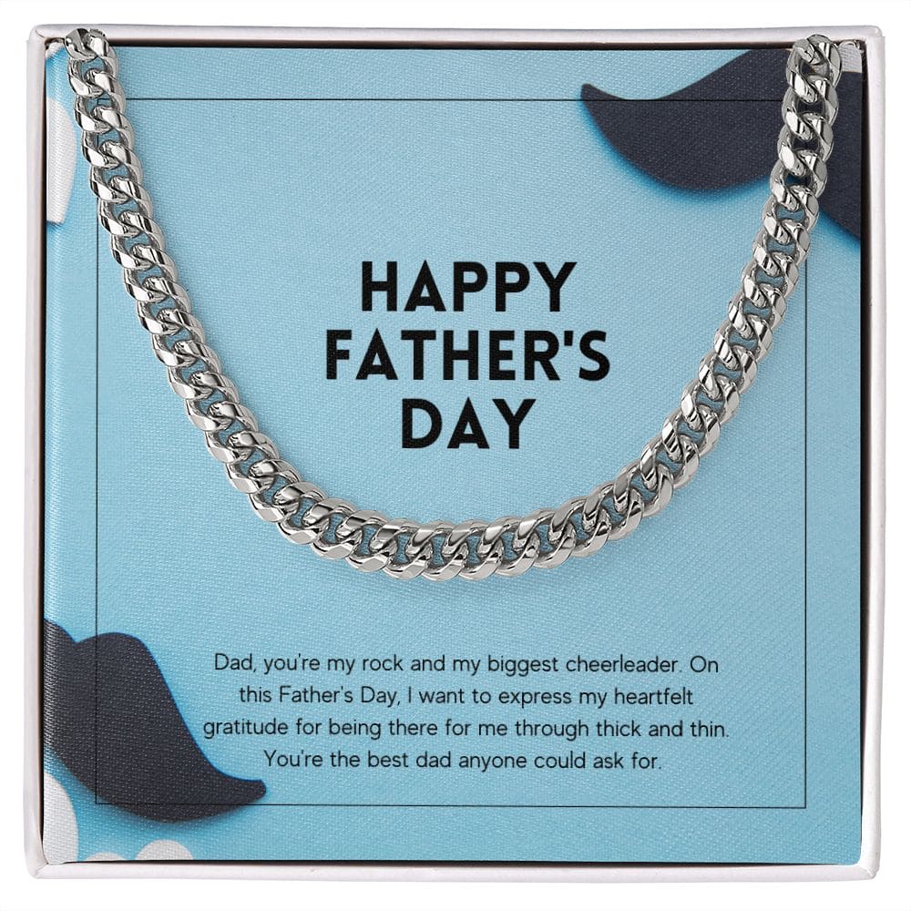 Father's Day Cuban Link Chain - Dazora Jewels  - Dazora Jewels 