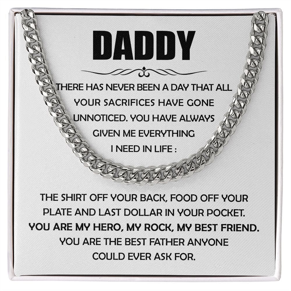 Daddy Cuban Link Chain - Dazora Jewels  - Dazora Jewels 