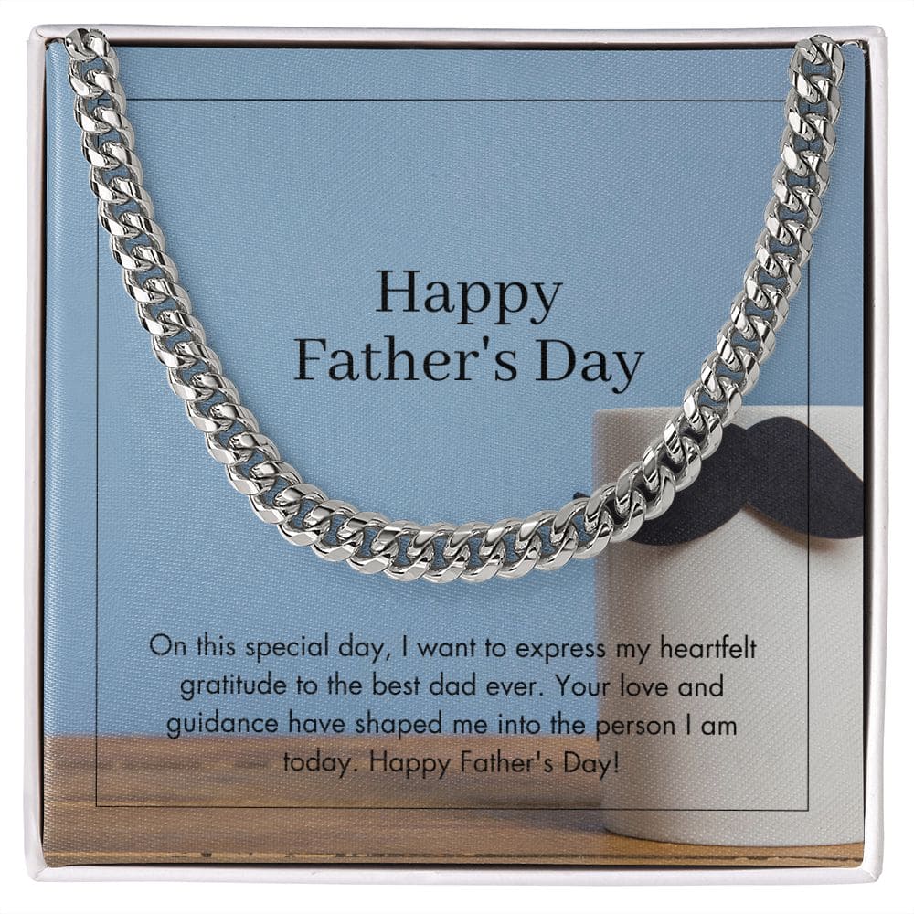 Father's Day Cuban Link Chain - Dazora Jewels  - Dazora Jewels 