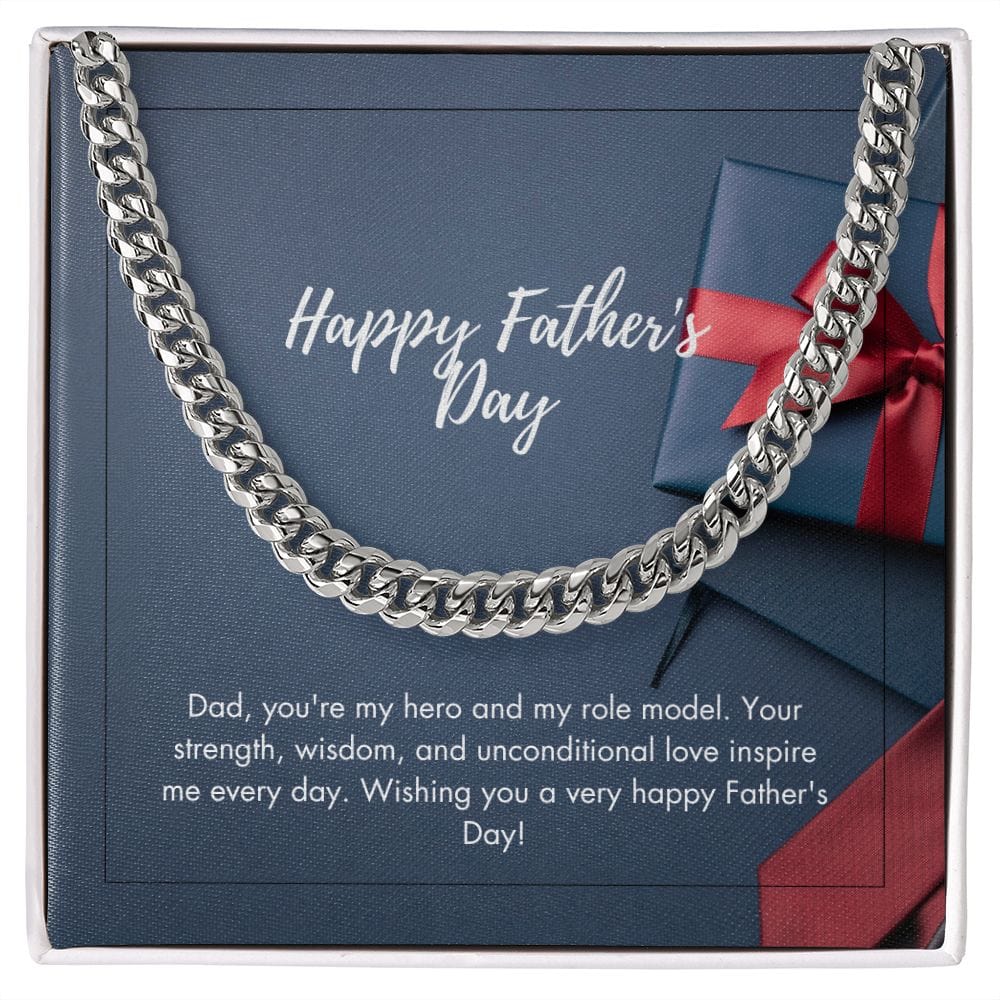 Father's Day Cuban Link Chain - Dazora Jewels  - Dazora Jewels 