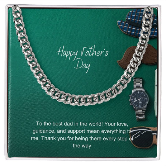 Father's Day Cuban Link Chain - Dazora Jewels  - Dazora Jewels 