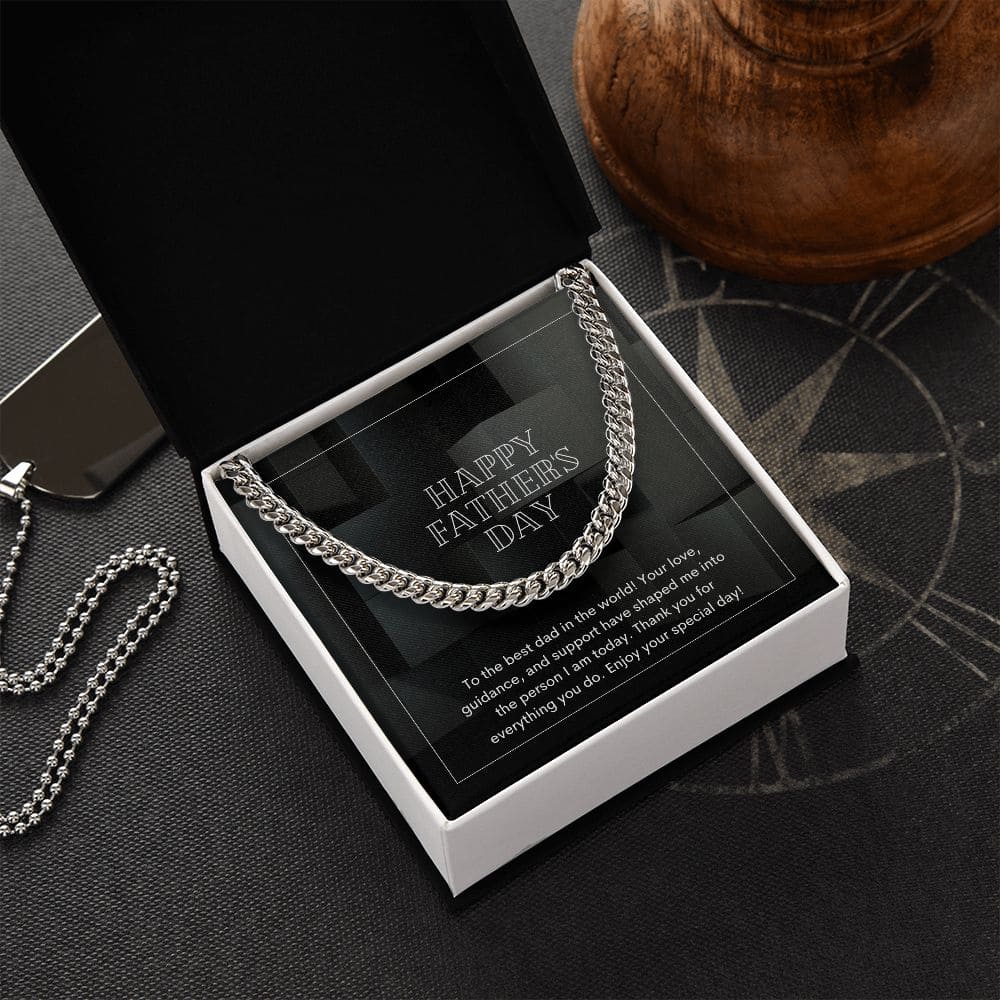 Father's Day Cuban Link Chain - Dazora Jewels  - Dazora Jewels 