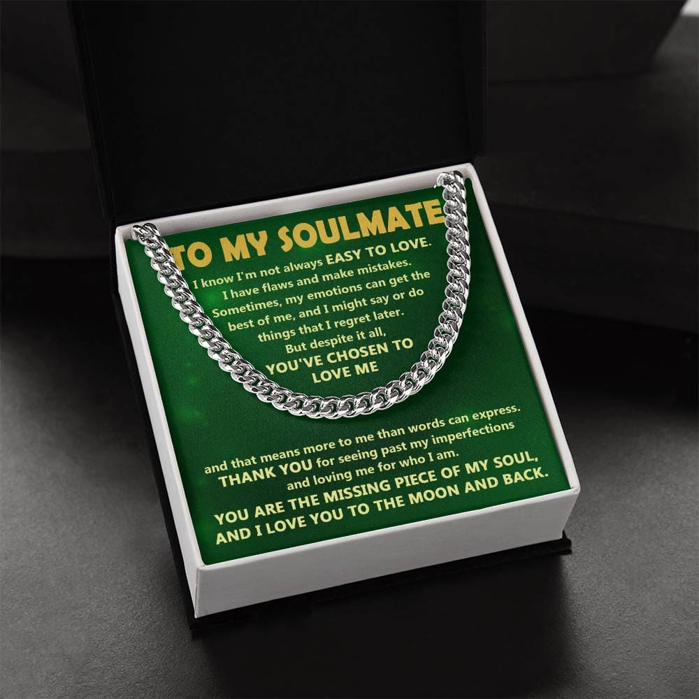 Soulmate - Chosen To Love Me Cuban Link Chain (Men)