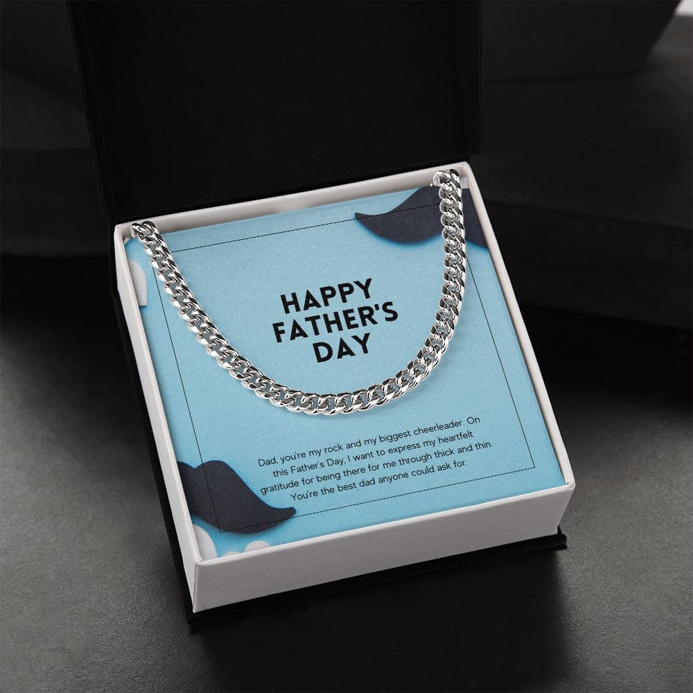 Father's Day Cuban Link Chain - Dazora Jewels  - Dazora Jewels 